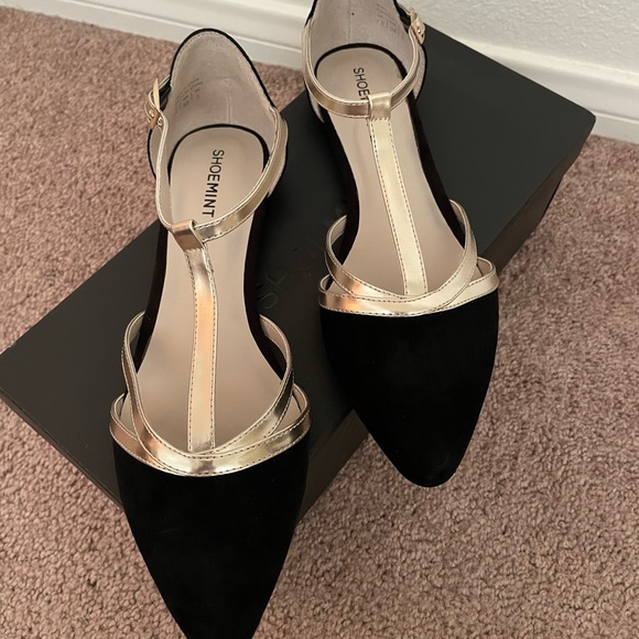 Shoemint black and gold 7.5 - Picture 2 of 3